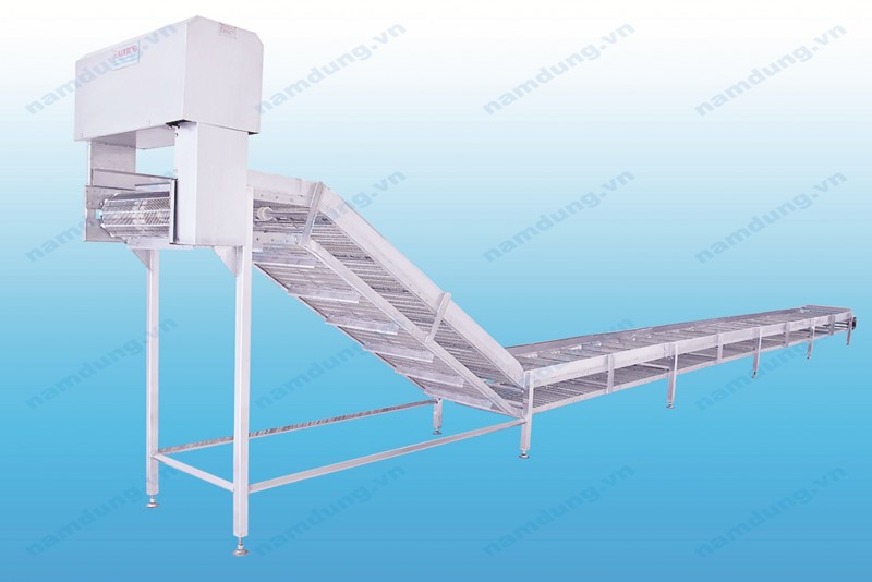 Băng tải gom đầu xương model BTGN-500